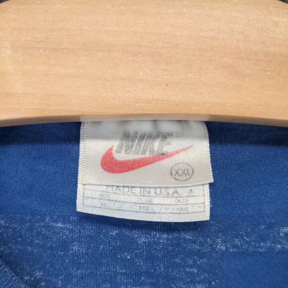 Vintage Nike Just Do It Graphic Swoosh Distressed T Shirt Double Sided Size XXL - Picture 13 of 14